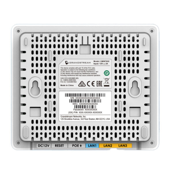 Grandstream GWN7604 Wi-Fi 6 Access Point with 4 Integrated Gigabit Ethernet Ports Grandstream GWN7604 Wi-Fi 6 Access Point with 4 Integrated Gigabit Ethernet Ports